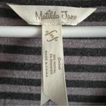 Matilda Jane  Lovely Day Black & Grey Striped Knit Dress Size Small. Photo 3
