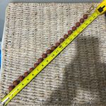 Italian Round Beaded Purse Handle 21” Long Brown Gold Removable Beads only Photo 3