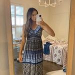 A pea in the pod Boho Blue Patterned Sundress Photo 0