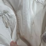 Oleg Cassini Lace and Beaded Trumpet Champagne Wedding Dress Photo 12