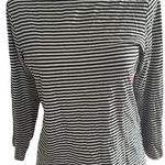 COS  Black & White Striped Long Sleeve Top Size Small Photo 0