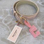 Juicy Couture  Gold  Pink Belt NWT Photo 0