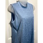 Adidas  Primeblue Sleeveless Mock Neck Golf Top Women L Light Blue Parley Ocean Photo 1
