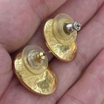 Vintage Napier gold tone with crystal Stud Earrings Photo 3