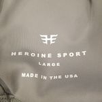 💕HEROINE SPORT💕 Gilded Bra ~ Gilded Silver Crushed Velvet Large L NWT Photo 9