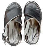 Paloma Barcelo Free People Sima Slingback Sandal Gold Leather Flatform Size 7.5 Photo 8