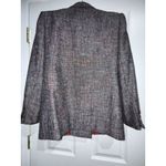 Dior Vintage Christian  Jacket Womens 12 Black Blazer Career Preppy Classic Gray Photo 7