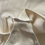 None Cream Scoop Neck Long Sleeve Bodysuit Photo 2