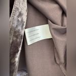 Sophie Rue  Small Deep Violet Crushed Velvet Rushed Button Up Shirt Purple Photo 3