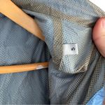 Moncler  Wuisse Rain Jacket Hooded‎ Coated Cotton Blend XXL Light Baby Blue Photo 7