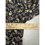 April Cornell For Cornell Trading Black Floral Midi Dress Size Large Vtg Kaftan Photo 5