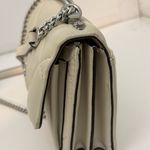 Coach Mini Klare Quilted Crossbody Bag Chalk Leather Silver Chain Photo 4