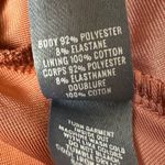 Aerie  Velvet Ruffle Layer V Neck Tank Top Red-Orange Rust Photo 4