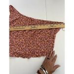 BP NORDSTROM Floral Crop Top SIZE 1X bohemian One-Shoulder smoke Tan Purple NWT Photo 6
