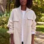 FRANK & EILEEN Mcloghlin Shirt Jacket in Natural Size X Photo 13