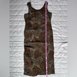 Vintage Tiger Leopard/Cheetah Print Crinkle Midi Dress Mobwife Maximalist Photo 10