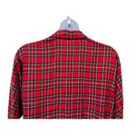 Vineyard Vines Top Womens Sz 12 Red Tartan Plaid Long Sleeve Button-up Shirt Photo 6