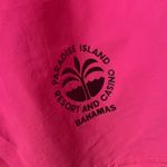 Lounge Vintage 90’s Paradise Bahamas pink tourist nylon athletic shorts, size XL Photo 2