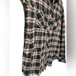 Rails  Blouse Women's Studded Plaid Button Down Rex Charcoal Berry Blush Photo 2
