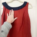 Boden Imelda Linen Dress Blue Size 4 Photo 4