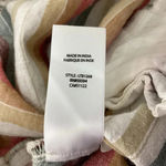 BeachLunchLounge Bennett Linen Striped Wide Leg Capri Pull On Multicolor Medium Photo 6