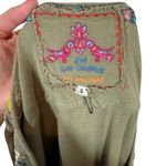 Johnny Was JWLA Sonya Side Slit Embroidered Floral V-neck Tunic Dress Top Photo 6