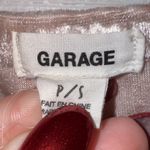 Garage Women's Size Small Pink Velvet Sleeveless Thong Back Bodysuit Photo 5