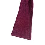 Topshop Cranberry Textured Flare Leg High Waist Pull On Pants Size 10 Tall Photo 6