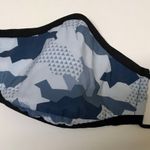 Blue Digital Camo Face Mask Photo 0