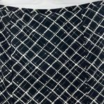 EXPRESS Y2K VINTAGE SMALL Black Diamond Dot Green Plaid Flare Mini Skirt Photo 3