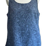 Tommy Bahama Silk Tank Top Blouse Blue M Medium Photo 0