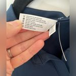 90 degree by reflex cropped collared top size XS short sleeve tennis polo NWT Blue Photo 3