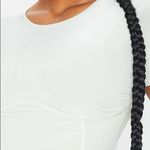 Pretty Little Thing New Sage Green Slinky Underbust Short Sleeve Bodycon D… Photo 3