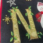 Noel Snowman Ugly Christmas Sweater Vest Size M Photo 3