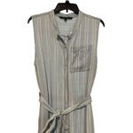 Walter Baker  XL Pin Stripe Chambray Maxi Shirt Dress‎ Women's Blue White #U9-1 Photo 1