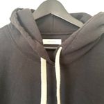 ITALIC Cropped Cloudfleece Hoodie Black Medium Photo 2
