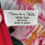 Oscar de la Renta 100% Silk Floral Scarf Photo 3