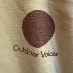 Outdoor Voices 339  Tan Brown Oversized Crewneck Sweater Medium Photo 5