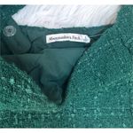 Abercrombie & Fitch NWOT Green Tweed Crop Top Photo 9
