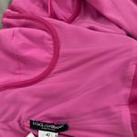 Dolce & Gabbana Pink Pleated Strapless Dress Photo 5