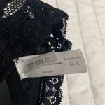 Target Black lace padded high neck bralett Photo 2