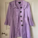 Iz Byer IZ Buyer California sz M purple lite trench coat Photo 8