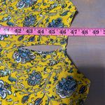 Umgee  hi‎ low hem dress, yellow paisley, ruffled sleeves, size small Photo 12