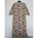 J.Crew  Womens XXS Floral Print Maxi Dress Long Sleeve Tassel Tie Neck‎ Photo 10
