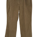 Talbots  Women Boot Leg Stretch Corduroy Pants Tan Brown Size 14 Photo 0
