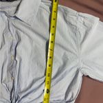 ZARA  Light Blue Striped Shirt Photo 2