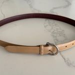 Coach Vintage Calfskin Belt Style 8567 in Tan with Silver Tone Buckle Size Large Photo 7