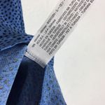 ZARA  Blue Polka Dot Tie Neck Flowy Oversized Blouse Small Chic Fairy 90s Photo 6