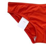 ANDIE NWT  Swim The Bikini Rib Bottom Medium Coverage Low Rise L Sire Orange Photo 3