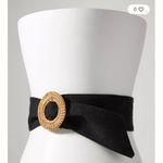 Anthropologie  Ines Raffia Belt Black Photo 1